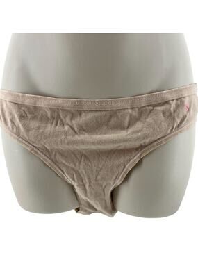 Victoria's Secret Signature Hi Leg Bikini Beige Large